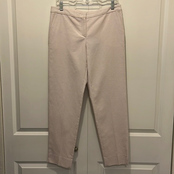 Fabiana Filippi Beige & White Textured Pants, Cropped